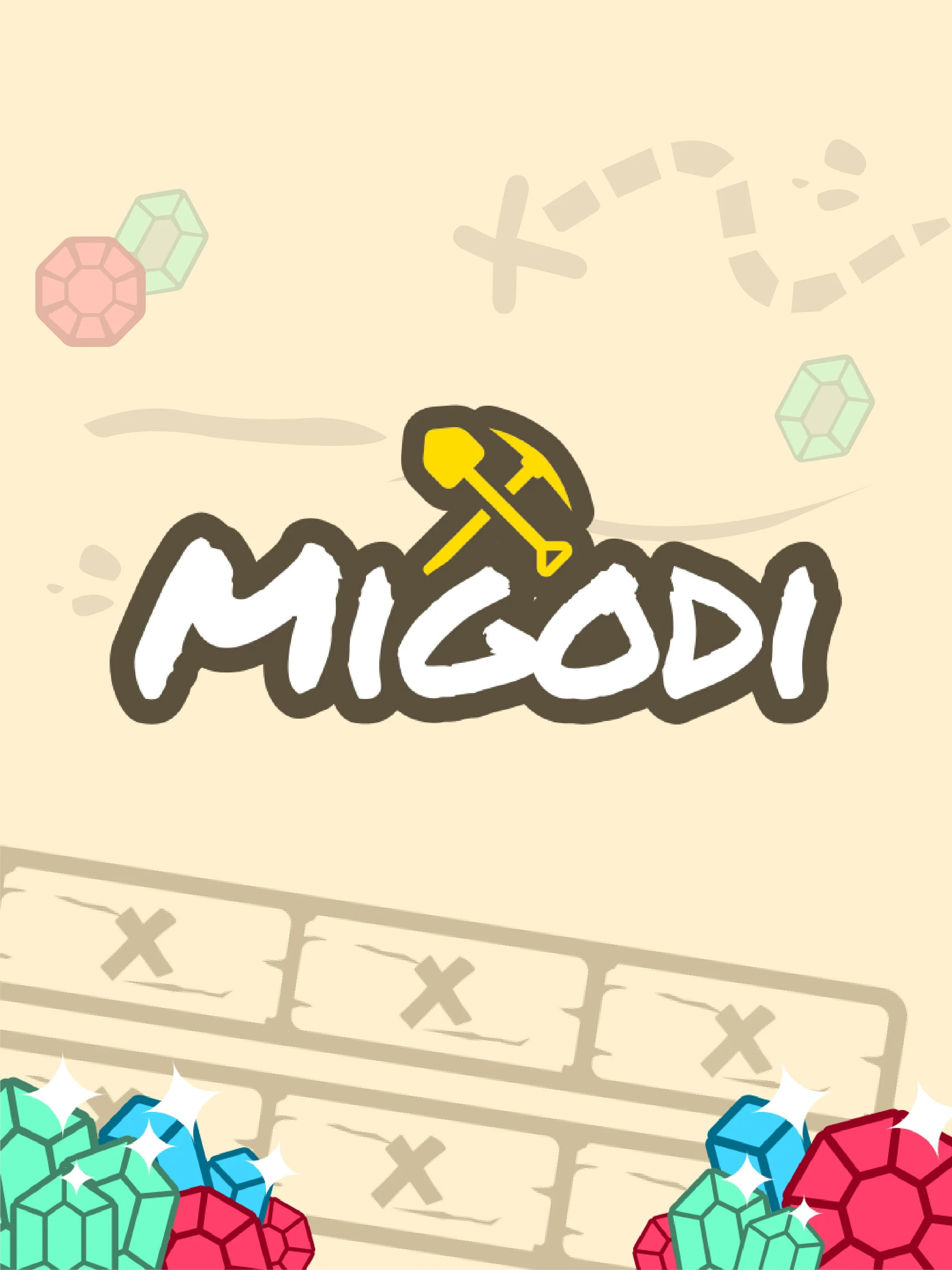 Juego de mina o excavación con visual oscuro y foco en recompensas.