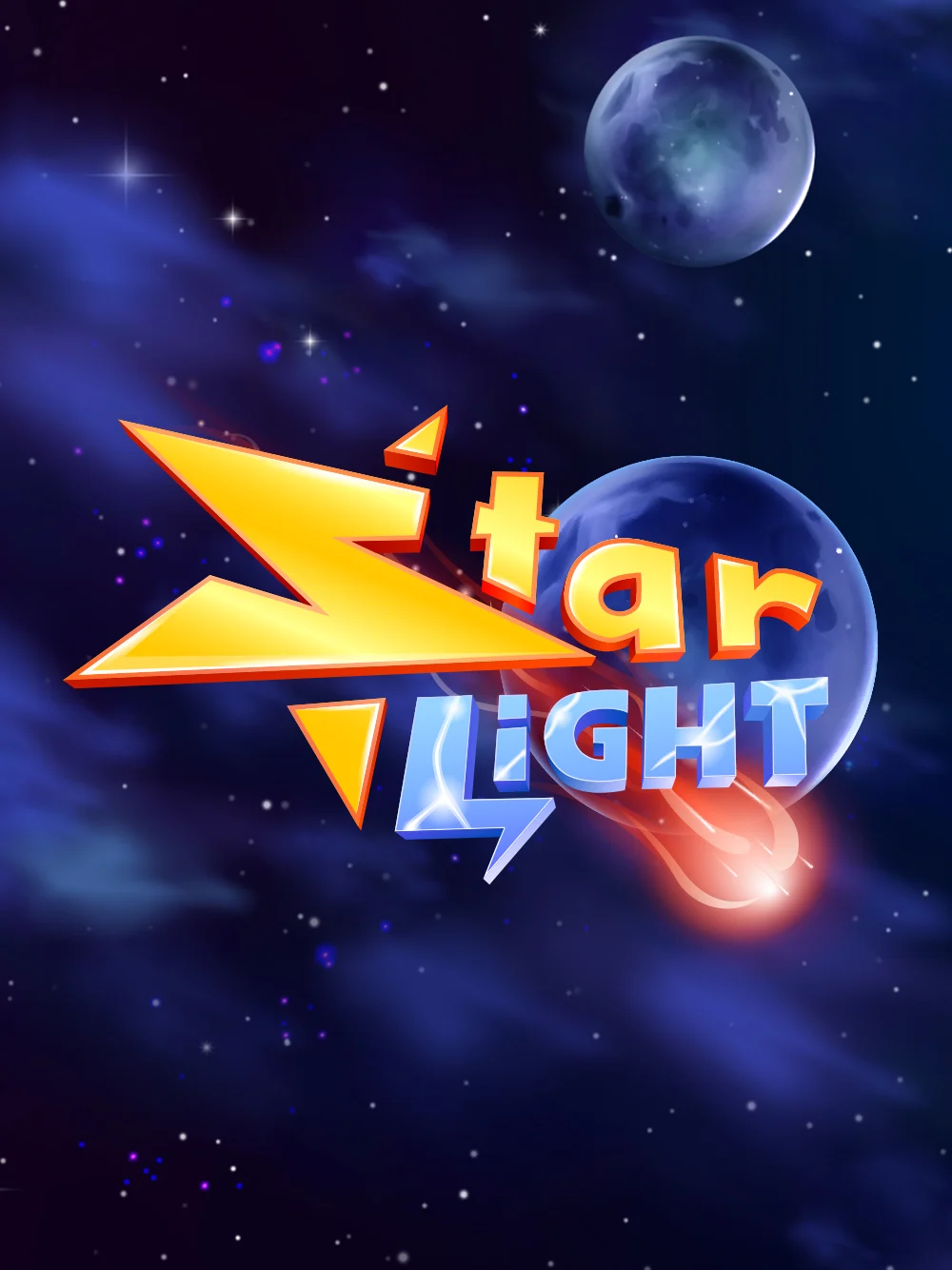 Juego brillante de estilo estelar con ambiente suave y premium.